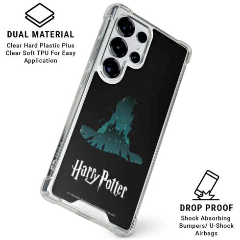 Wizarding World Harry Potter Hats and Hogwarts Galaxy S25 Ultra Clear Case