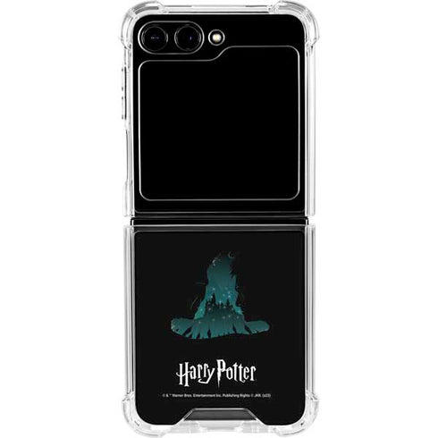 Wizarding World Harry Potter Hats and Hogwarts Galaxy Z Flip6 Clear Case