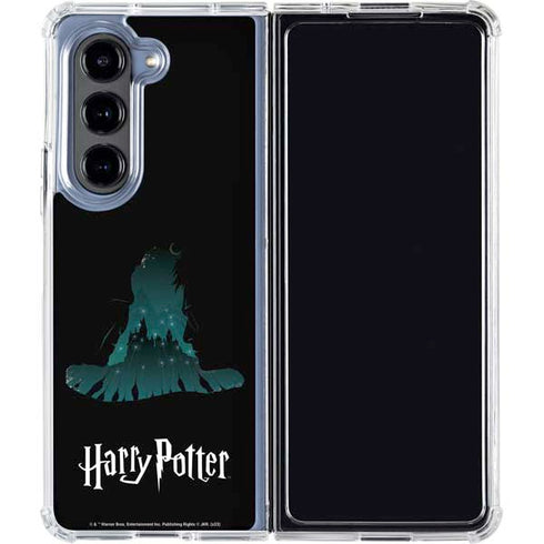 Wizarding World Harry Potter Hats and Hogwarts Galaxy Z Fold5 5G Clear Case