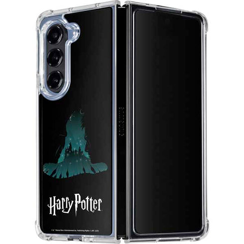 Wizarding World Harry Potter Hats and Hogwarts Galaxy Z Fold5 5G Clear Case
