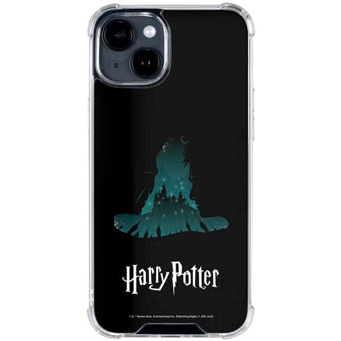 Wizarding World Harry Potter Hats and Hogwarts iPhone 15 Clear Case