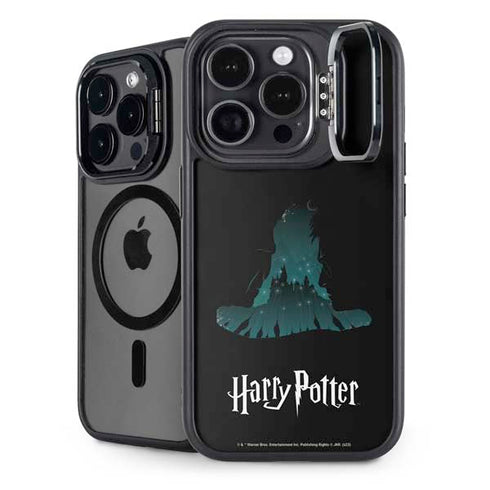 Wizarding World Harry Potter Hats and Hogwarts iPhone 15 Pro Max Kickstand Case