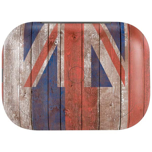 Hawaiian Flag Dark Wood Amazon Echo Buds Skin