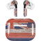 Hawaiian Flag Dark Wood AirPods Skins