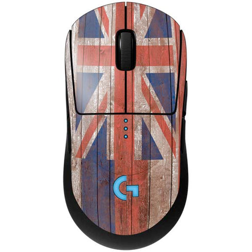 Hawaiian Flag Dark Wood G Pro Wireless Gaming Mouse Skin
