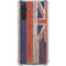 Hawaiian Flag Dark Wood Galaxy A17 Clear Case