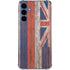 Hawaiian Flag Dark Wood Galaxy A35 5G Clear Case