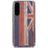 Hawaiian Flag Dark Wood Galaxy A36 5G Clear Case