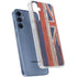 Hawaiian Flag Dark Wood Galaxy A55 5G Clear Case