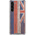 Hawaiian Flag Dark Wood Galaxy S24 FE Clear Case