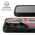 Hawaiian Flag Dark Wood Galaxy S25 Kickstand Case