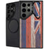 Hawaiian Flag Dark Wood Galaxy Cases