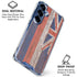 Hawaiian Flag Dark Wood Galaxy S25 Clear Case