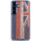 Hawaiian Flag Dark Wood Galaxy S25 Plus Clear Case