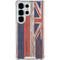 Hawaiian Flag Dark Wood Galaxy S25 Ultra Clear Case