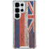 Hawaiian Flag Dark Wood Galaxy S25 Ultra Clear Case