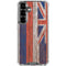 Hawaiian Flag Dark Wood Galaxy S26 Clear Case