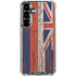 Hawaiian Flag Dark Wood Galaxy S26 Clear Case