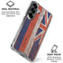 Hawaiian Flag Dark Wood Galaxy S26 Clear Case