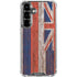Hawaiian Flag Dark Wood Galaxy S26 Plus Clear Case