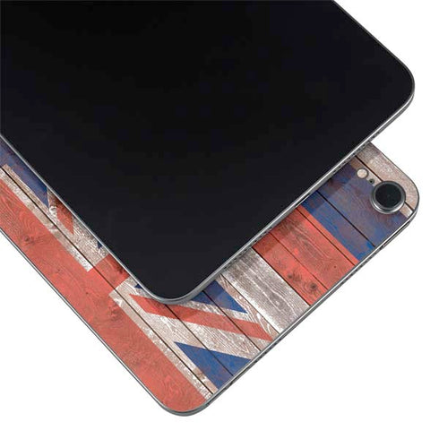 Hawaiian Flag Dark Wood Apple iPad Mini Skin