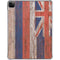 Hawaiian Flag Dark Wood iPad Pro 11in (2024) Clear Case