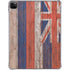 Hawaiian Flag Dark Wood iPad Pro 11in (2024) Clear Case