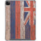 Hawaiian Flag Dark Wood iPad Cases