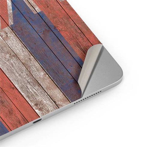 Hawaiian Flag Dark Wood iPad Pro 13in M4 (2024) Skin