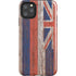 Hawaiian Flag Dark Wood iPhone Cases