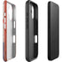 Hawaiian Flag Dark Wood iPhone 16 Impact Case