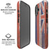 Hawaiian Flag Dark Wood iPhone 16 Magsafe Impact Case