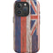 Hawaiian Flag Dark Wood iPhone 16 Pro Magsafe Impact Case