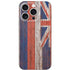 Hawaiian Flag Dark Wood iPhone 16 Pro Skin