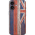 Hawaiian Flag Dark Wood iPhone 16 Skin