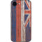 Hawaiian Flag Dark Wood iPhone 16e Skin