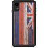 Hawaiian Flag Dark Wood iPhone Cases
