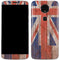 Hawaiian Flag Dark Wood Moto E5 Plus Skin