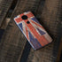 Hawaiian Flag Dark Wood Moto E5 Plus Skin