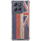 Hawaiian Flag Dark Wood Moto G 5G (2025) Clear Case