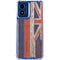 Hawaiian Flag Dark Wood Moto G Play 4G (2024) Clear Case