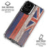 Hawaiian Flag Dark Wood Moto G Power 5G (2024) Clear Case