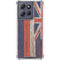 Hawaiian Flag Dark Wood Moto G Power 5G (2025) Clear Case