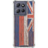 Hawaiian Flag Dark Wood Moto G Power 5G (2025) Clear Case