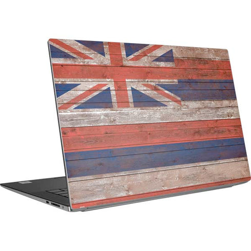 Hawaiian Flag Dark Wood Dell XPS Skin