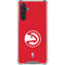 NBA Atlanta Hawks Distressed Galaxy A17 Clear Case
