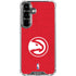 NBA Atlanta Hawks Distressed Galaxy S26 Plus Clear Case