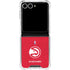 NBA Atlanta Hawks Distressed Galaxy Z Flip7 Clear Case