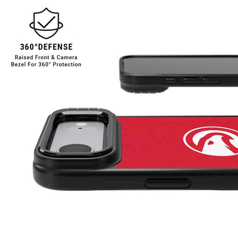NBA Atlanta Hawks Distressed iPhone 17 Air Kickstand Case