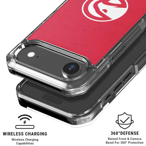 NBA Atlanta Hawks Distressed iPhone 17 Air MagSafe Case